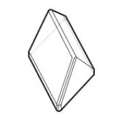 Angle cut triangle